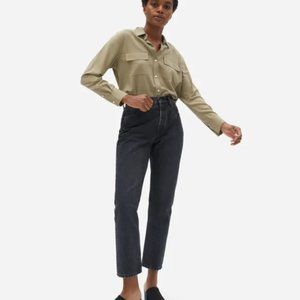 Everlane '90s Cheeky Straight Jean, Washed Black